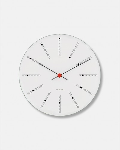 Arne Jacobsen Bankers Clock vægur dia 29 cm - design 1971