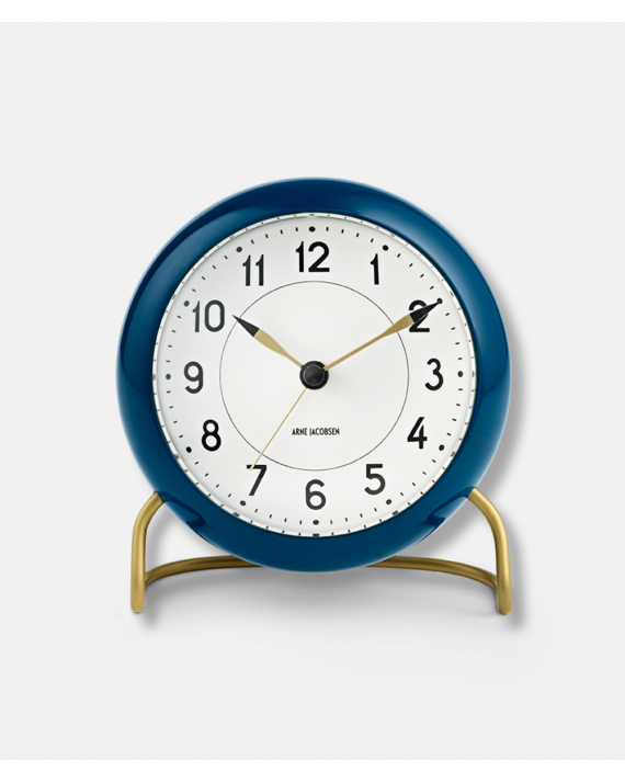 Arne Jacobsen Station Clock bordur blå - design 1939