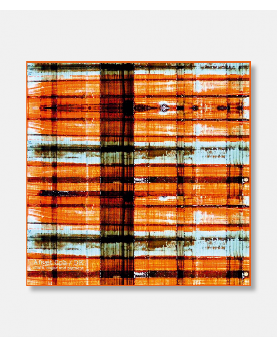 Chalk, Sugar and Pigment - orange 90 cm