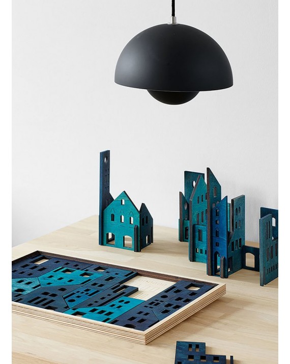 Silhuet - Byg en by og puslespil