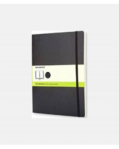 Moleskine Notebook Black Soft Cover XL 19x25 cm