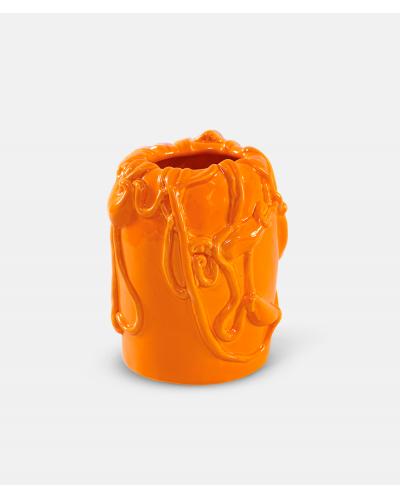 Michael Kvium vase Persimmon Orange