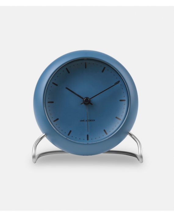 Arne Jacobsen City Clock bordur - Stone Blue