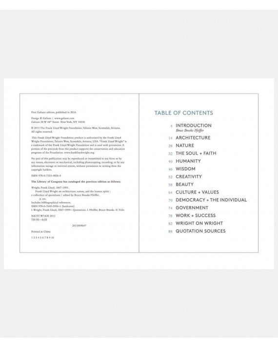 Frank Lloyd Wright On Architecture