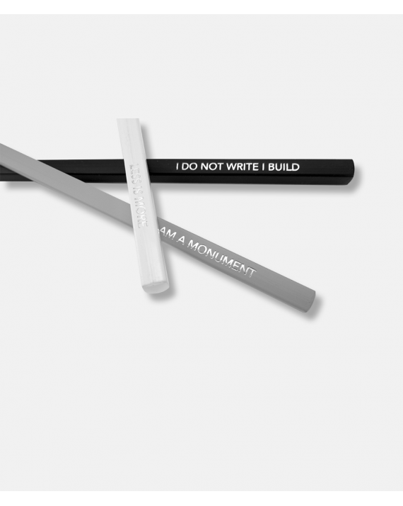 Archiquote - 3 graphite pencils with quote