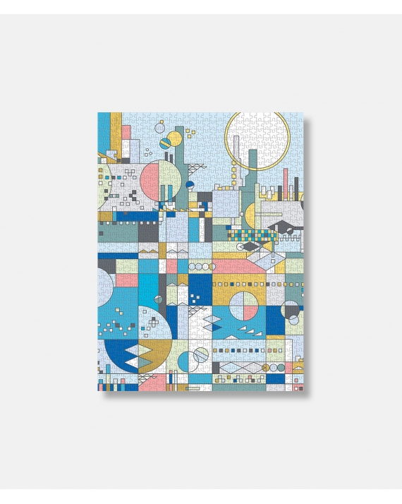 Frank Lloyd Wright - City by the Sea puzzle