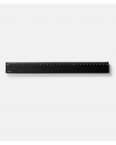 Anodised aluminium ruler 30 cm