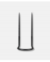 Gemini Candle Holder - Peter Karpf 1965 - Black