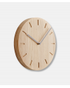 Watch Out - Wall Clock Solid Oak and Steel Design Anne Boysen