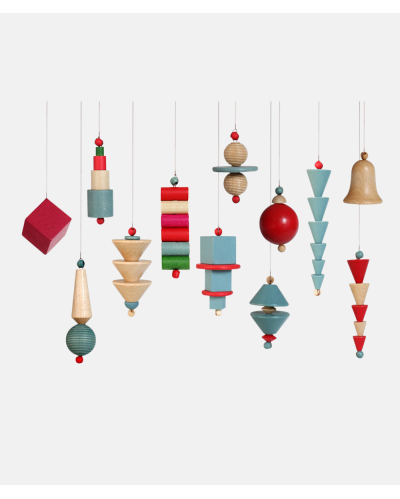 Bauhaus Christmas Ornaments