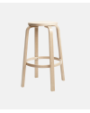 Artek - Alvar Aalto Bar Stool 64 natural lacquered H75 cm