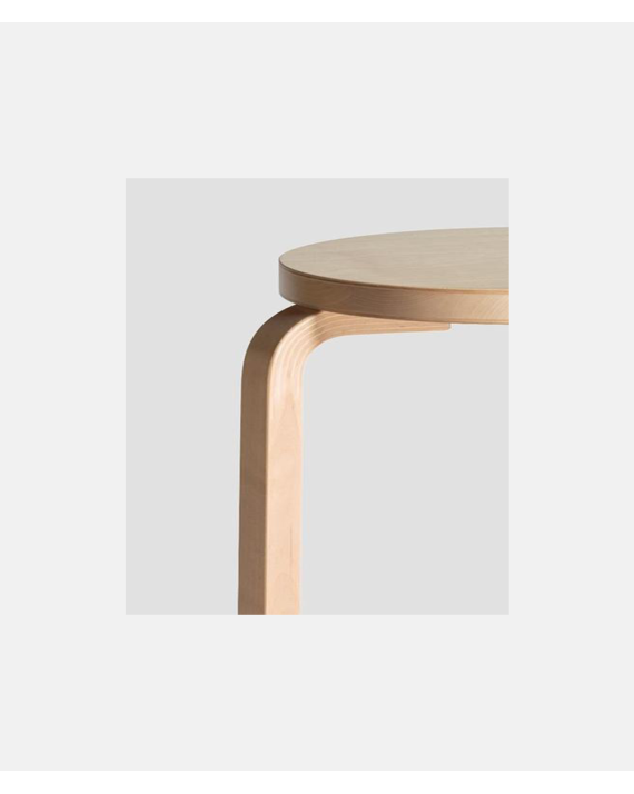 Artek - Alvar Aalto Stool 60 Natural lacquered