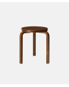 Artek - Alvar Aalto Stool 60 walnut stained