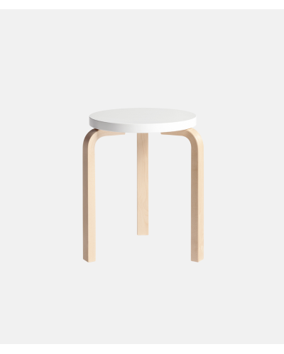 Artek - Alvar Aalto Stool 60 white birch