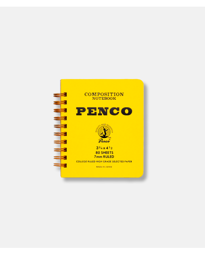 Penco Coil Notebook Small Yellow
