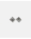 Andes Cross Ear Studs - Silver - Design Sofie Lunøe