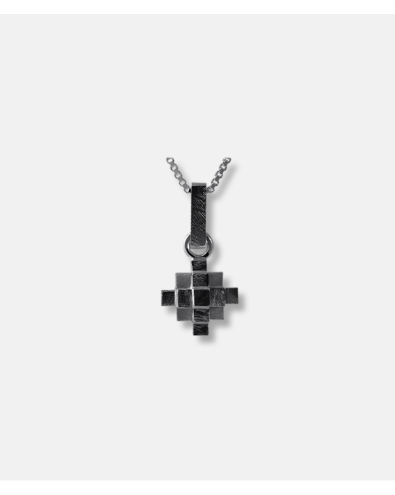 Andes Cross Pendant - Oxidized silver - Design Sofie Lunøe