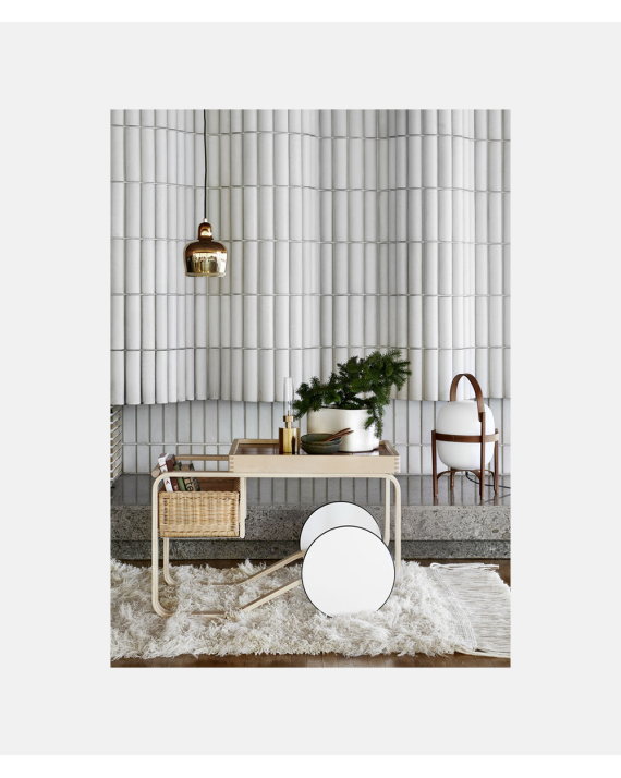 Tea Trolley 900 - white tiles - Design Alvar Aalto 1936
