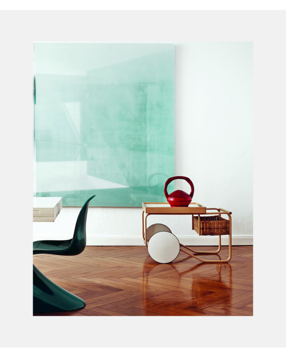 Tea Trolley 900 - white tiles - Design Alvar Aalto 1936