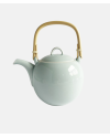 Japanese Mayu Teapot - 950 ML - Light blue glazed - Design Masahiro Mori