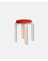 Artek - Alvar Aalto Stool 60 Red - 3 legs