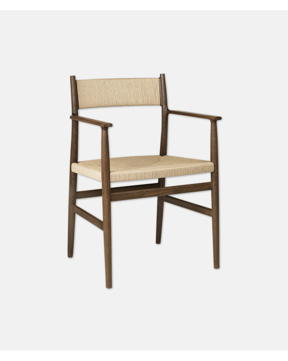 Arv Chair Fumed Oak Oiled - With Armrest