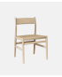 ARV Chair White oak. Weaved Seat & Weaved Backrest - Without Armrest