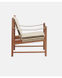 HB Lounge Chair - Cherry Oiled, Canvas