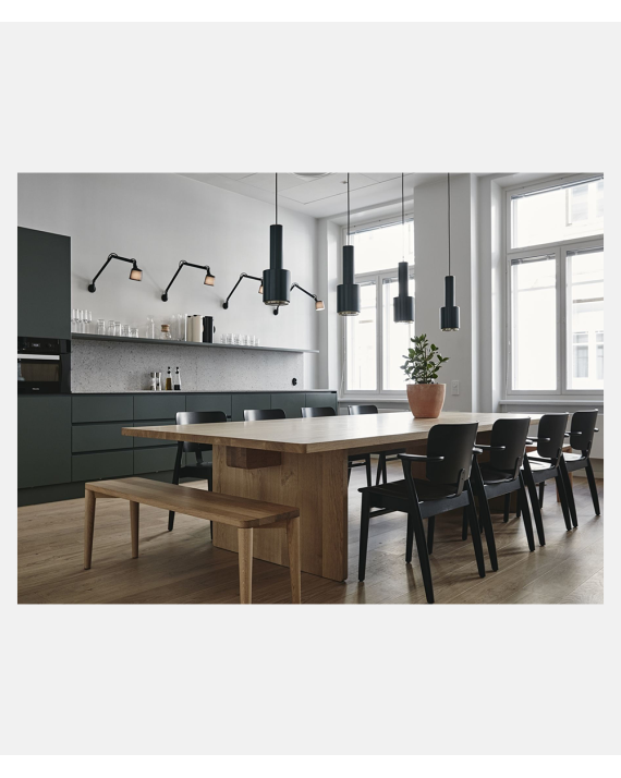 Artek Alvar Aalto Hand Granade Pendant Black and Brass