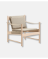 HB Lounge Chair - Maple Oiled, Canvas