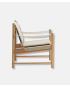 HB Lounge Chair - Oak Oiled, Canvas