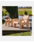 HAY - Crate Lounge Chair Lacquered Pinewood