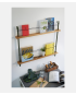 Magazine Shelving - MS.65.1 - Moebe - Oak and Pine Green