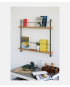 Magazine Shelving - MS.65.1 - Moebe - Oak and Pine Green