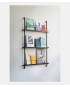 Magazine Shelving - MS.115.1 - Black and Black - Moebe