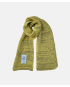 SNS Herning Wool Scarf - Canary Yellow with Black Melange - design Maja Brix