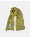 S.N.S. Herning - Wool Scarf - Canary Yellow with Black Melange - design Maja Brix