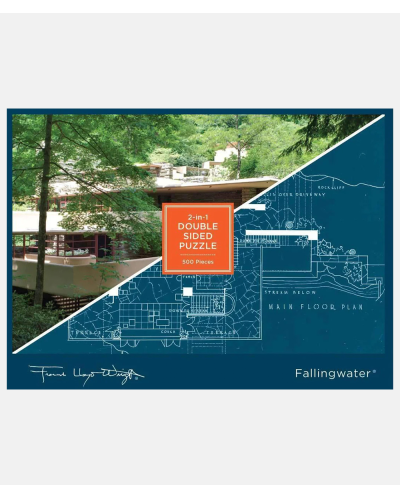 Frank Lloyd Wright - Falling Water 2 sided 500 piece puzzle