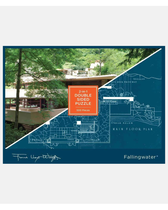 Frank Lloyd Wright - Falling Water 2 sided 500 piece puzzle