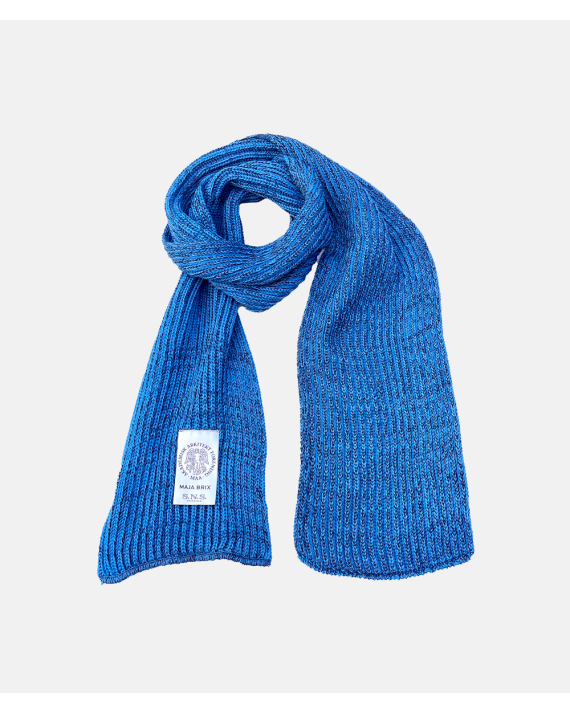 SNS Herning Wool Scarf - Blå Melange - design Maja Brix