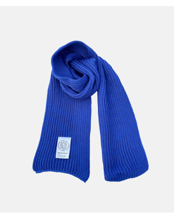 SNS Herning Wool Scarf Clear Blue Design Maja Brix