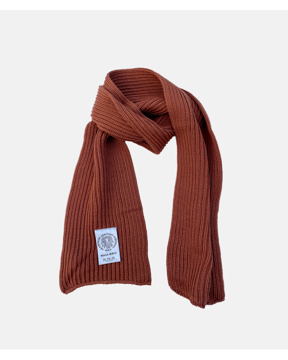 SNS Herning Wool Scarf Dear Brown Design Maja Brix