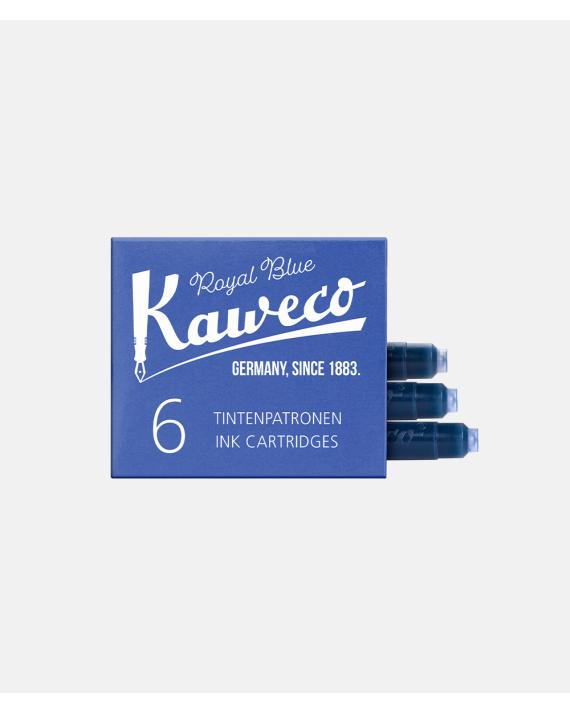 Kaweco Ink Cartridges 6-Pack Royal Blue