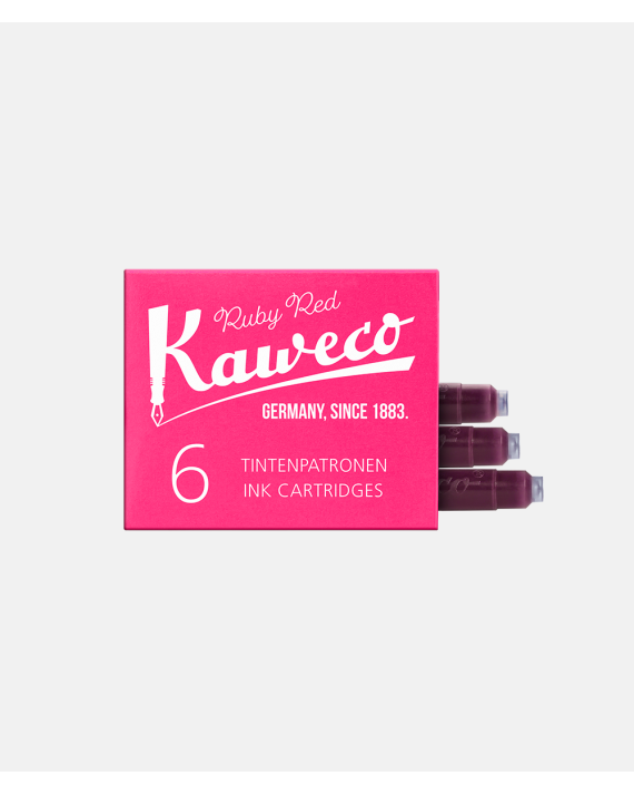 Kaweco Ink Cartridges 6-Pack Ruby Red