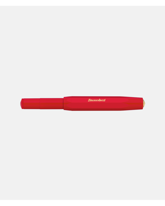 Kaweco Classic Sport Fountain Pen - Red - Nib Fine