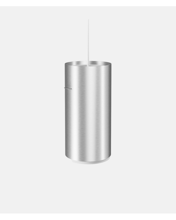 Mob Tube Pendant Large - Brushed Aluminium