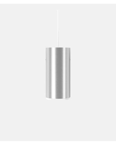 Moebe Tube Pendant Small – Brushed Aluminium