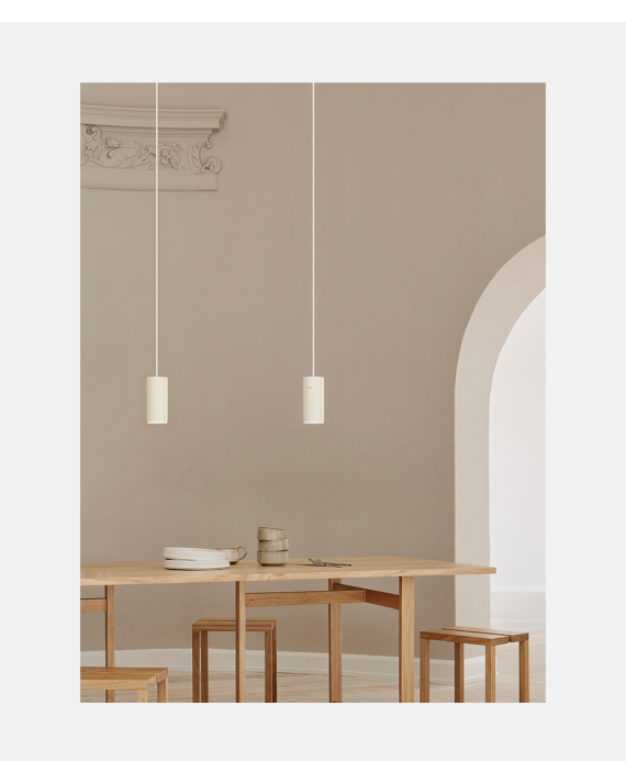 Moebe Tube Pendant Large – Beige