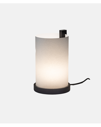 ENSO Table Lamp - Black Stained Matt Lacquer - Motarasu