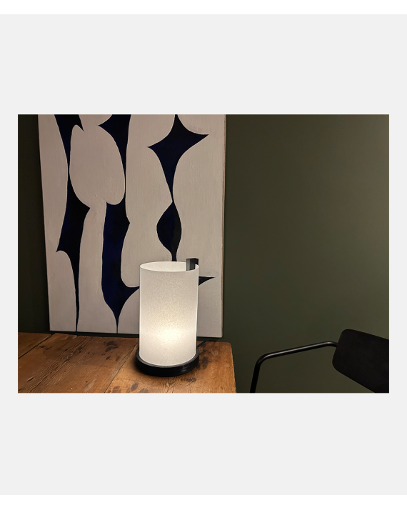 ENSO Table Lamp - Black Stained Matt Lacquer - Motarasu